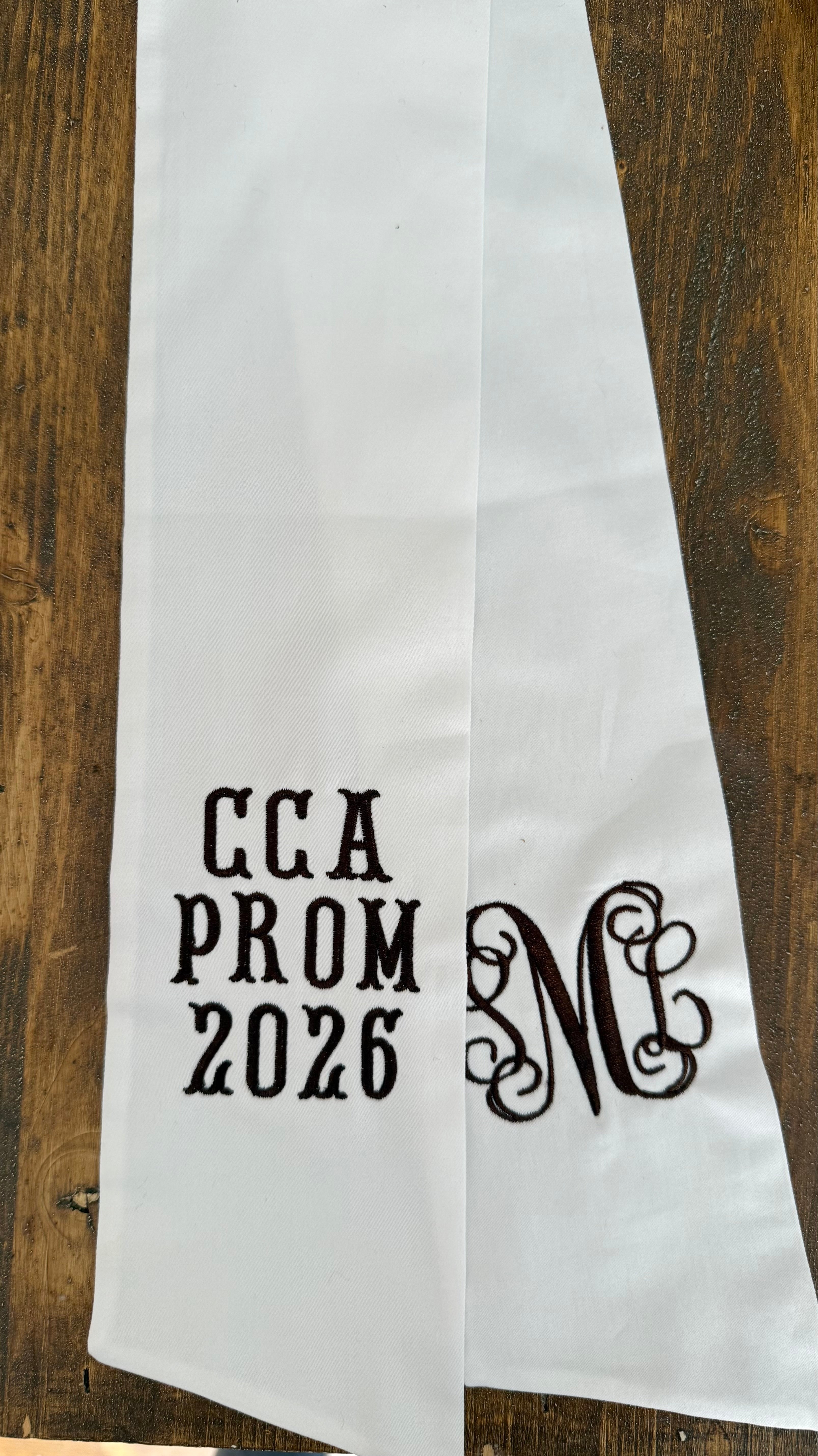 Bouquet Sash!