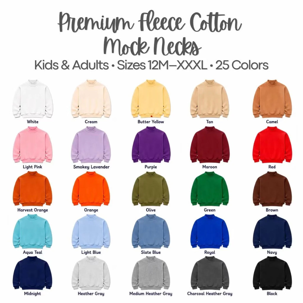 MockNeck Adult Sizes PREORDER