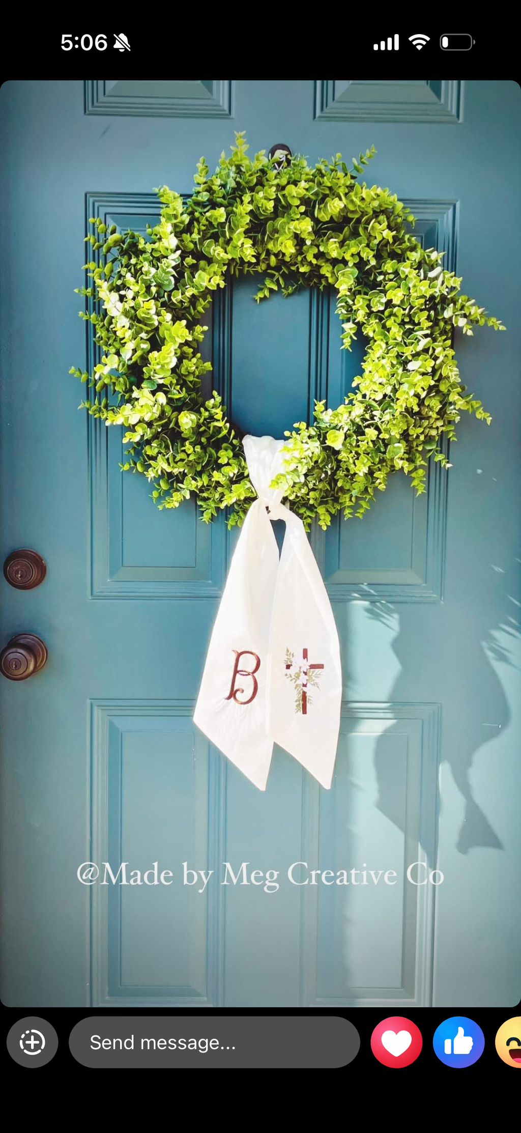 Monthly Wreath Sash Subscription